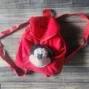 Disney Mickey Mouse Red Backpack